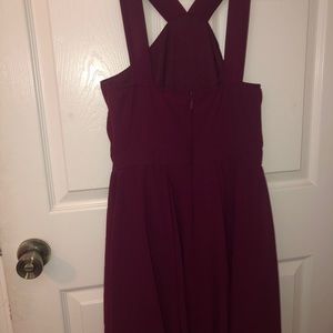 Burgundy Lulu’s Dress